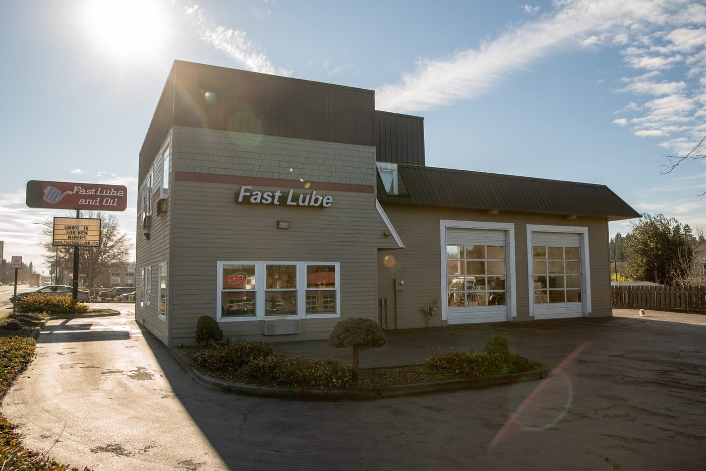The Fast Lube & Oil shop in Scappoose, Oregon